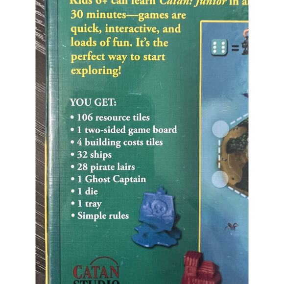 Catan Junior Board Game by Klaus Teuber 2020 Catan Studio, New and Sealed - Picture 4 of 11